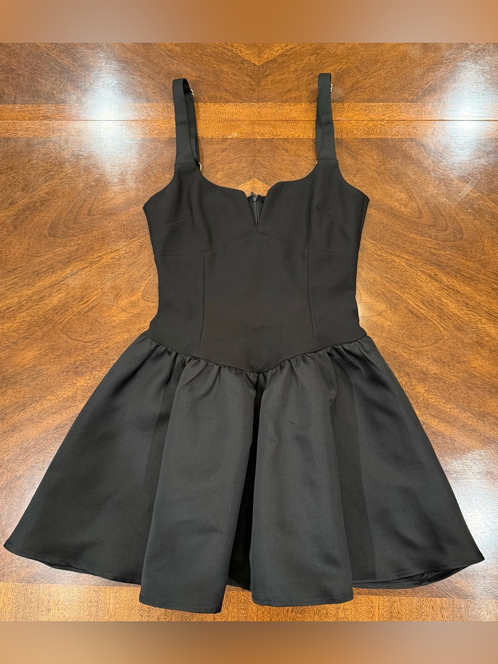 Elliott Classic Black Sleeveless Fit-and-Flare Mini Dress
